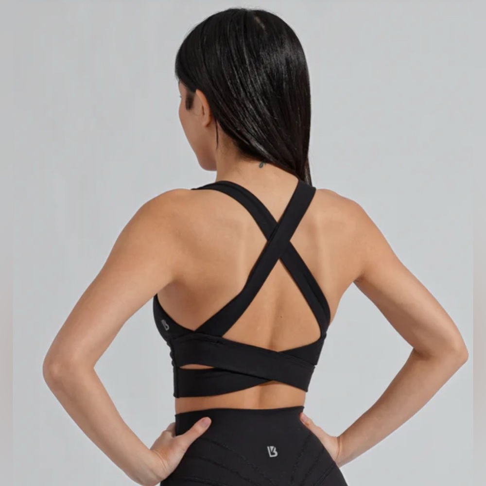 BuffBunny Black Sports Bra